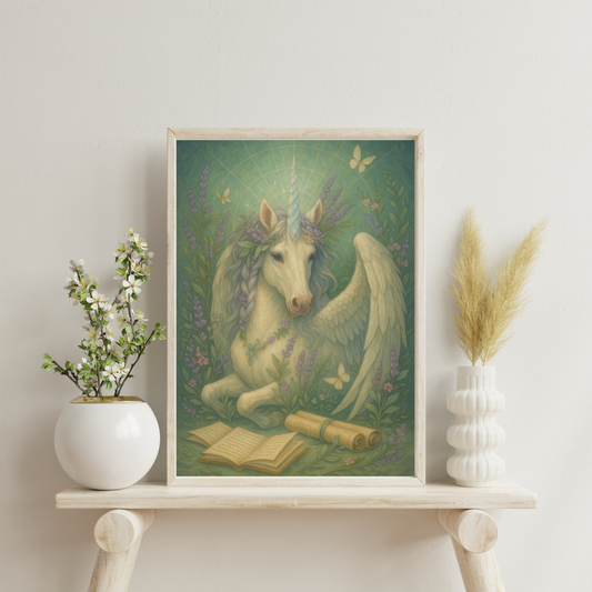 Zodiac Unicorns - Virgo Digital Print