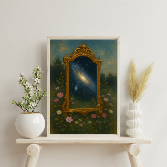 The Astral Mirror - Andromeda Galaxy Digital Print