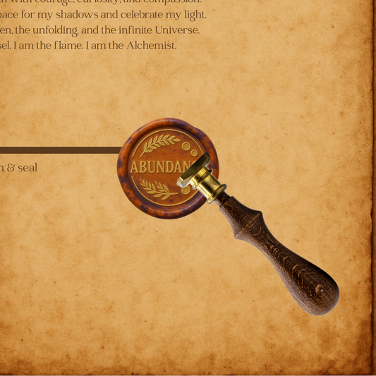 The Affirmation Wax Seal Collection - Abundance