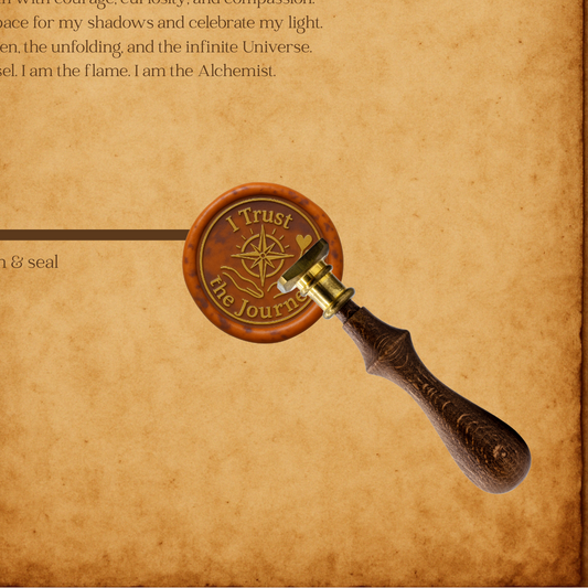 The Affirmation Wax Seal Collection - I Trust the Journey