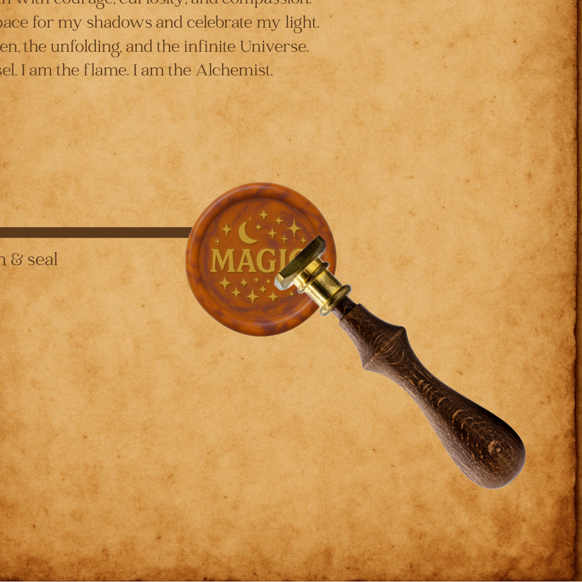 The Affirmation Wax Seal Collection - Magic