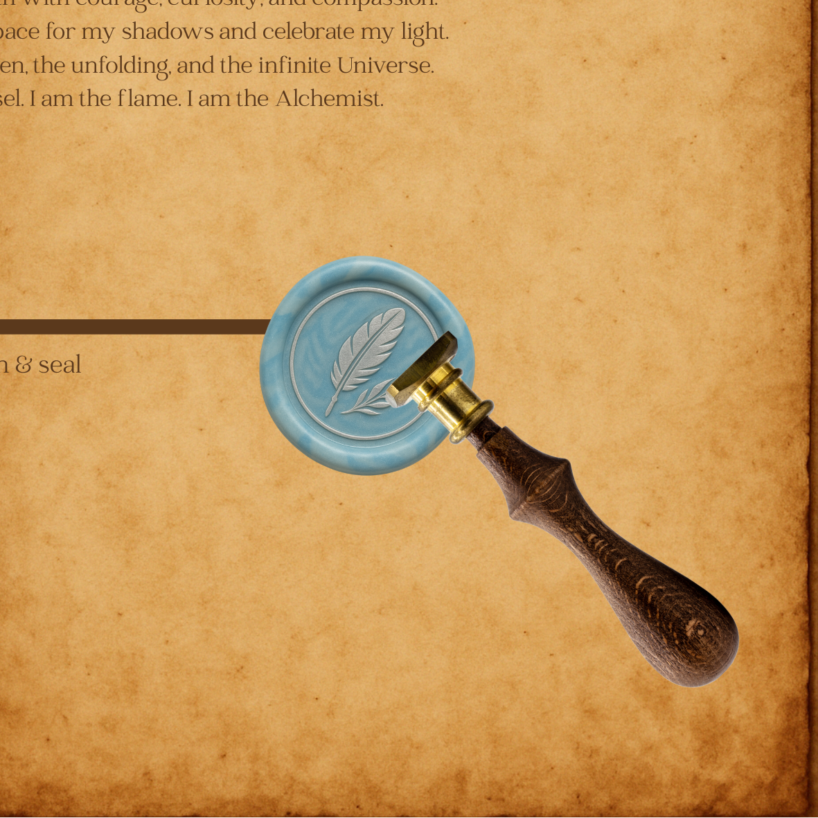 The Air Wax Seal Collection - Feather and Quill