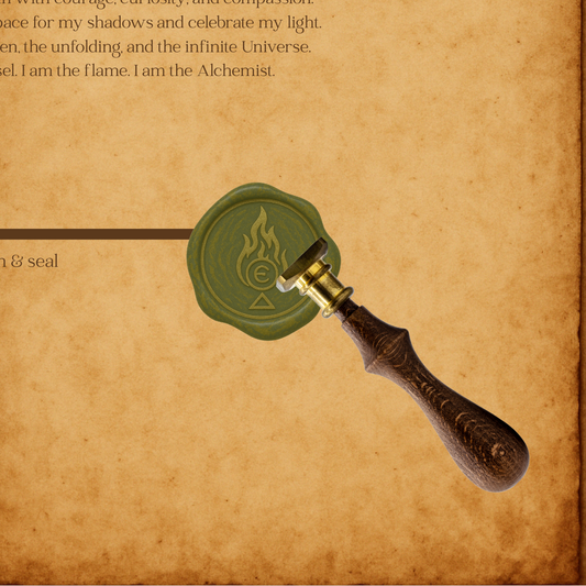 The Arcane Alchemy Wax Seal Collection - Sacred Flame
