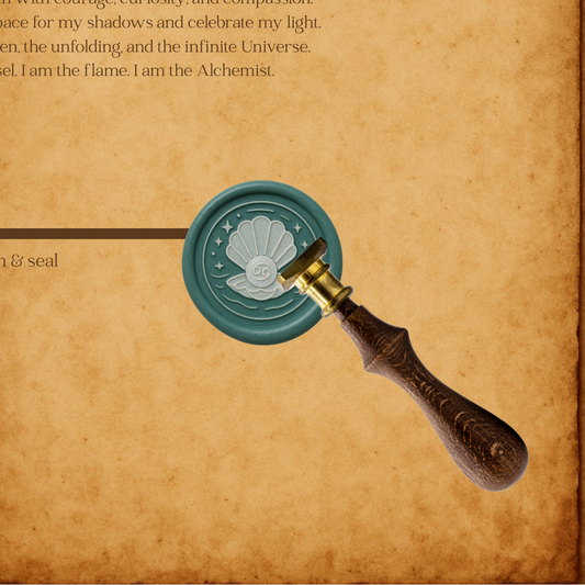 The Cancer Wax Seal Collection - Celestial Shell