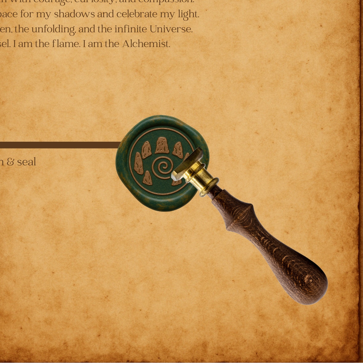 The Earth Wax Seal Collection - Sacred Stone Circle