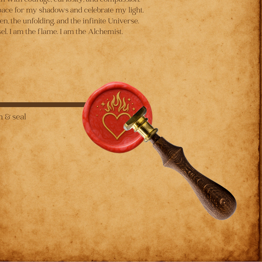 The Love Wax Seal Collection - Flaming Heart