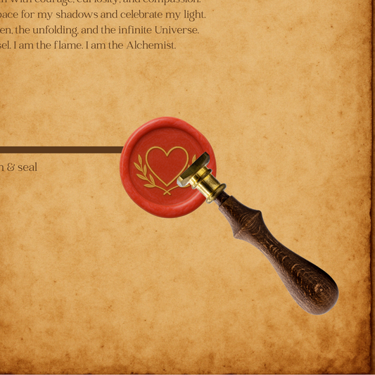 The Love Wax Seal Collection - Heart and Olive Branch