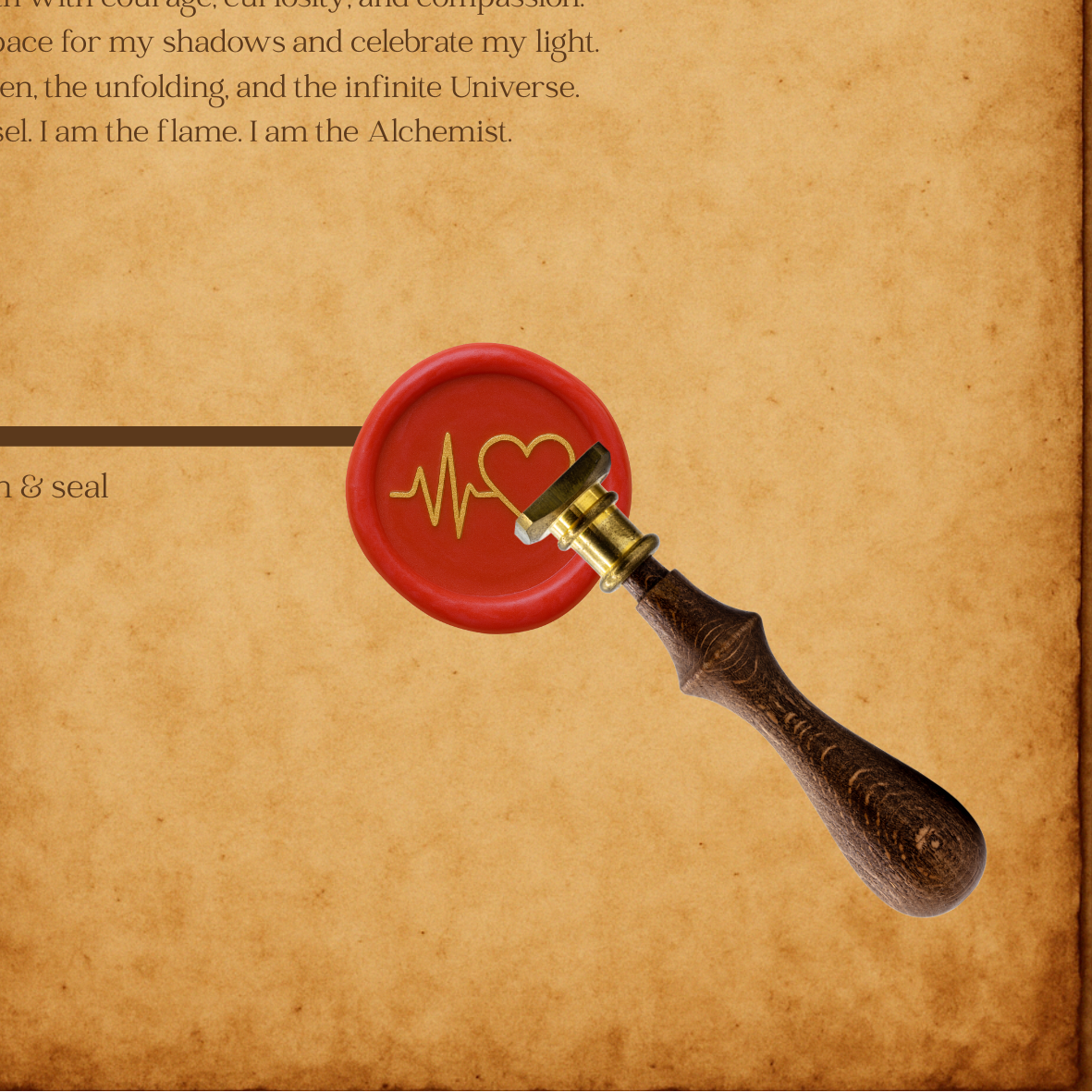 The Love Wax Seal Collection - Heartbeat