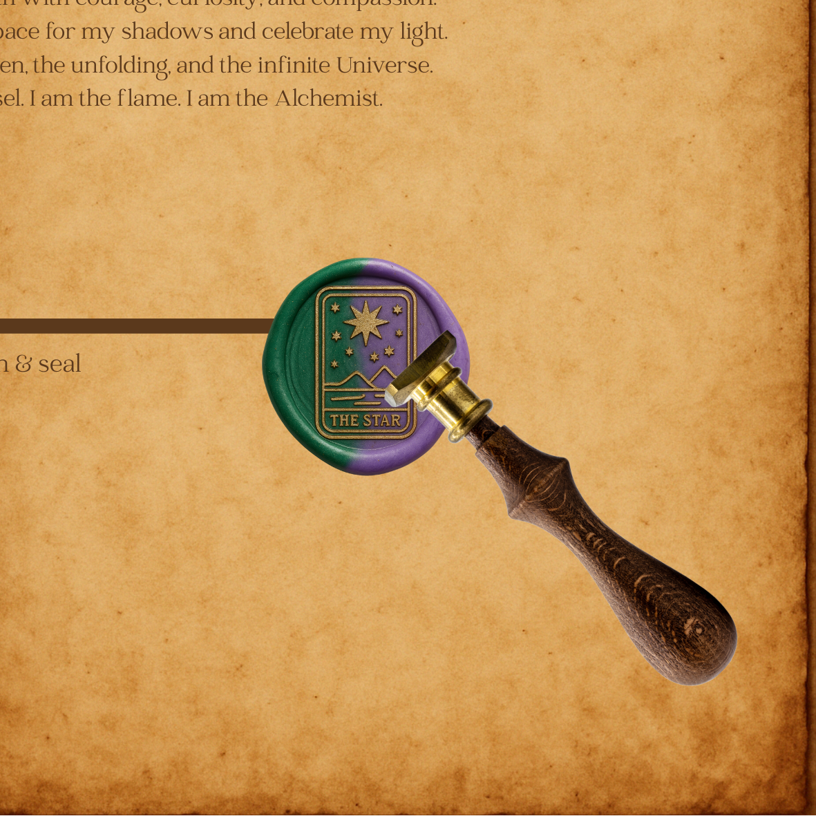 The Tarot Wax Seal Collection - The Star Card
