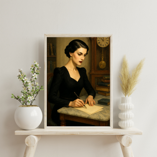 Zodiac 1920's Women - Capricorn Digital Print