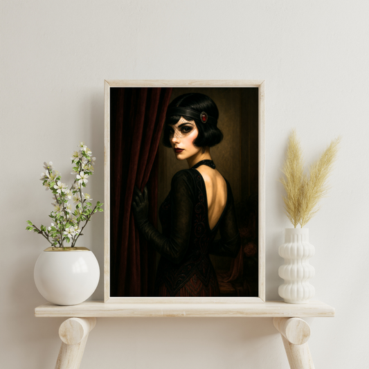 Zodiac 1920's Women - Scorpio Digital Print