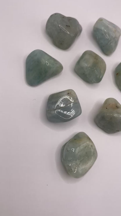 Medium Tumbled Aquamarine Crystal