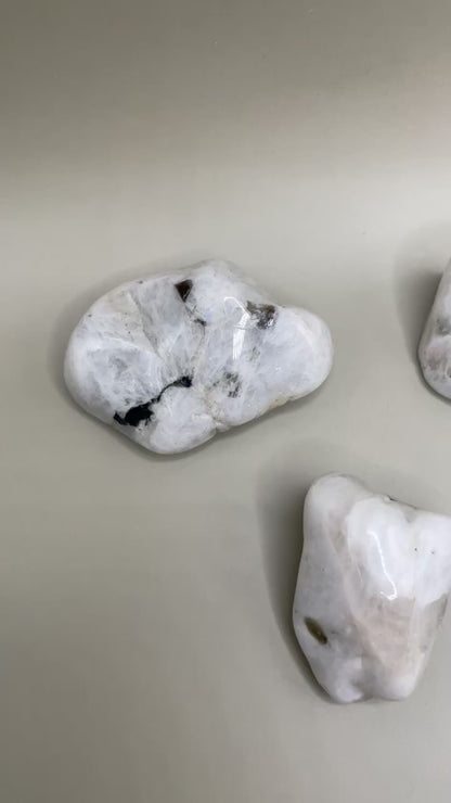 Large Rainbow Tumbled Moonstone