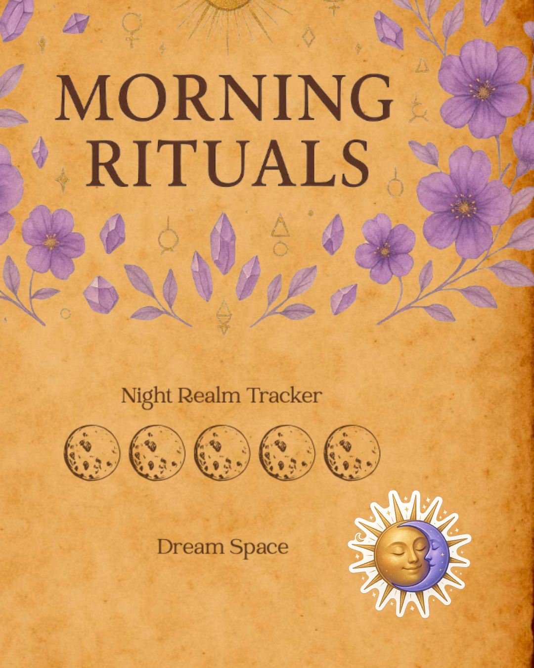 Sun and Moon Digital Sticker